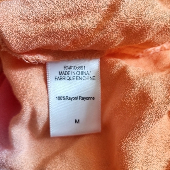 New Young Fabulous & Broke Carmen Ombre Tie Open Front Top NWT Medium - Picture 14 of 15